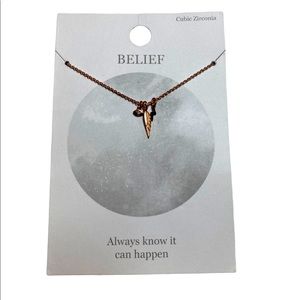 BELIEF Charm Necklace “Always Know It Can Happen”